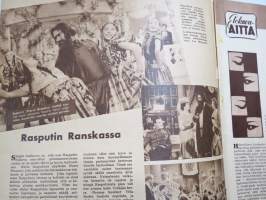 Elokuva-Aitta 1955 nr 2, Kansikuva Kristina Söderbaum, Rasputin Ranskassa, Heikki Aaltoila, Argentiinalainen elokuva, David Knight, ym.