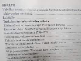 Wechteristä Valvillaan - Suomen tekstiiliteollisuus 250 vuotta, kankaantuotannon historiaa Suomessa 1500-luvulta alkaen