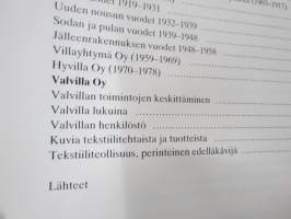 Wechteristä Valvillaan - Suomen tekstiiliteollisuus 250 vuotta, kankaantuotannon historiaa Suomessa 1500-luvulta alkaen