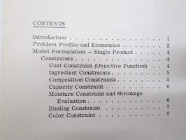 IBM - Linear Programming - Meat Blending