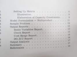 IBM - Linear Programming - Meat Blending