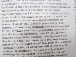 IBM - Linear Programming - Meat Blending