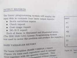 IBM - Linear Programming - Meat Blending