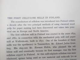 The Finnish Cellulose Union 1918-1928 Historical notes on the cellulose industry in Finland