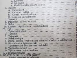 Maatalouden liikeoppi maatalousoppilaitoksia ja maanviljelijöitä varten