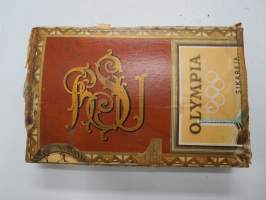 Olympia sikareja - cigarrer-  Strengberg -sikarilaatikko / cigarr box
