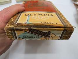 Olympia sikareja - cigarrer-  Strengberg -sikarilaatikko / cigarr box
