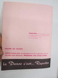 Repetto - la danse c´est Repetto - tanssikengät, asusteet -tuoteluettelo, ranskankielinen / dancing accessories catalog, in french