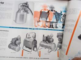 Lacta - utvecklingens toppresultat - mjölknings maskin -myyntiesite, ruotsinkielinen / milking machine sales brochure, in swedish