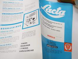 Lacta - utvecklingens toppresultat - mjölknings maskin -myyntiesite, ruotsinkielinen / milking machine sales brochure, in swedish