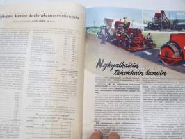 Kunnallistekniikka 1952 nr 3, Cultor asfalttipäällysteet, Dymoleum kumiasfaltti, Leo Gottwald yleiskaivukone mainos, ym.