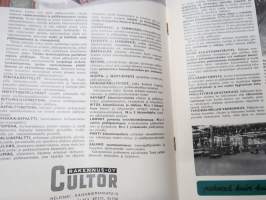 Kunnallistekniikka 1952 nr 3, Cultor asfalttipäällysteet, Dymoleum kumiasfaltti, Leo Gottwald yleiskaivukone mainos, ym.