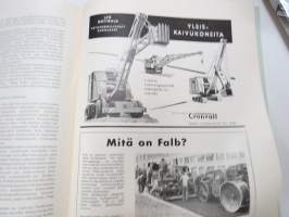 Kunnallistekniikka 1952 nr 3, Cultor asfalttipäällysteet, Dymoleum kumiasfaltti, Leo Gottwald yleiskaivukone mainos, ym.