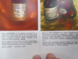 Hennessy konjakkitalon ja konjakkien esite -Cognac-house brochure