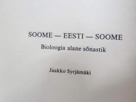 Suomi-Viro-Suomi Biologian sanasto