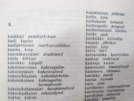 Suomi-Viro-Suomi Biologian sanasto
