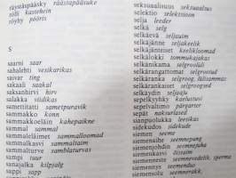 Suomi-Viro-Suomi Biologian sanasto