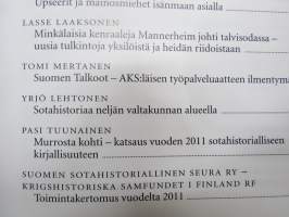 Sotahistoriallinen aikakauskirja 32 (2012), Taistelukenttäarkeologia, Suomalainen ratsuväki Pommerin sodassa, Operaatio DB, Sotilastiedustelua Karjalan kannaksella..