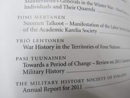 Sotahistoriallinen aikakauskirja 32 (2012), Taistelukenttäarkeologia, Suomalainen ratsuväki Pommerin sodassa, Operaatio DB, Sotilastiedustelua Karjalan kannaksella..