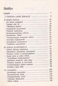 Aseveljet vastakkain. Lapin sota 1944-1945.                        Mitä Lapin sodassa todella tapahtui? Perustuu saksalaiseen sota-arkistomateriaaliin.