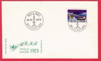 FDC 15.11.1973  Joulu 1973. LAPE 738