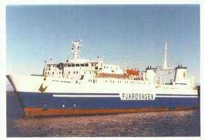 MS Fjärdvägen  - laivapostikortti  postikortti laivakortti kulkematon