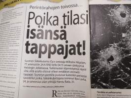 Alibi 2012 nr 4, Jollaksen palkkamurhaaja, Jammun viimeiset hetket, Niko Lindholm poltti ihmisen ratikkapysäkillä, Bad Machine-jengi, Pohjanmaan Pia-surmat, ym.