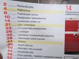 Alibi 2012 nr 11, Jani Lindfors tappoi thaihierojan satasen takia, Petöäjäveden kaksoissurmaaja, Steffen Hoffman tappoi vaimon Kauhajoella, Danuta - ilotyttösurma ym
