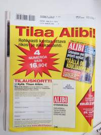 Alibi 2012 nr 11, Jani Lindfors tappoi thaihierojan satasen takia, Petöäjäveden kaksoissurmaaja, Steffen Hoffman tappoi vaimon Kauhajoella, Danuta - ilotyttösurma ym