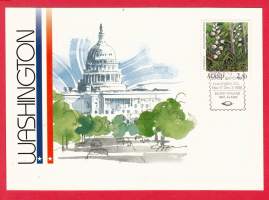 Postimerkkimessut -Stamp Expo 89, Washington, 17.11.-3.12.1989. Ahvenanmaan merkki
