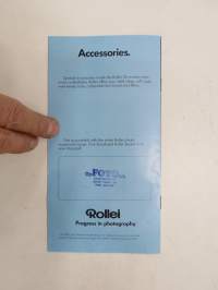 Rollei - Compact precision - 35 S, 35 T, 35 B camera -brochure / myyntiesite, englanninkielinen