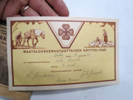 Maatalouskerholaisen opas II Peltokasviviljely v. 1935 (Aito Ranta, Villilä, Masku)