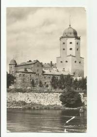 Viipuri  Viipurin linna-  paikkakuntapostikortti postikortti luovutettu alue kulkenut 1988