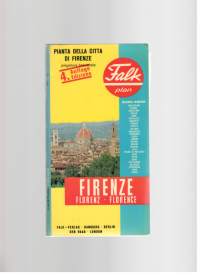 Firenze-Falk plan-kaupunkikartta