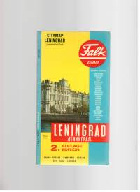 Leningrad-Falk plan-kaupunkikartta