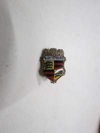 Württemberg -neulamerkki, emaloitu -enamel pin