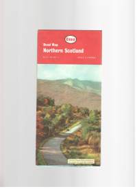 Esso tiekartta Northern Scotland