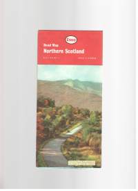 Esso tiekartta Northern Scotland