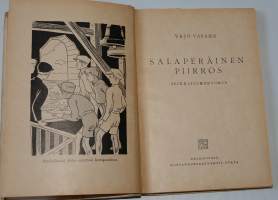 Salaperäinen piirros Poikien seikkailukirjasto 92