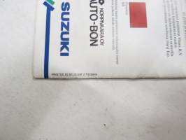 Suzuki Vitara -myyntiesite / sales brochure, in finnish