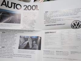Volkswagen Passat - Auto 2001 jo tänään -myyntiesite / sales brochure, in finnish