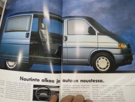 Volkswagen Transporter, Caravelle 1991 -myyntiesite / sales brochure, in finnish