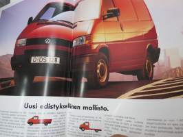 Volkswagen Transporter, Caravelle 1991 -myyntiesite / sales brochure, in finnish