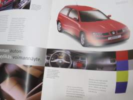 Seat Ibiza -myyntiesite / sales brochure, in finnish
