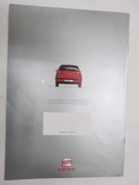 Seat Ibiza -myyntiesite / sales brochure, in finnish