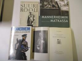 Suomen marsalkan, vapaaherra Carl Gustaf Emil Mannerheimin kirjapaketti 7 kpl