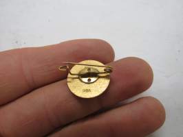Kotiliitto, emaloitu rintamerkki / pin