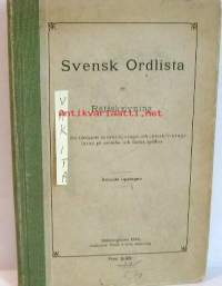 Svensk ordlista