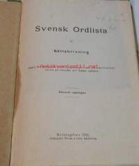Svensk ordlista
