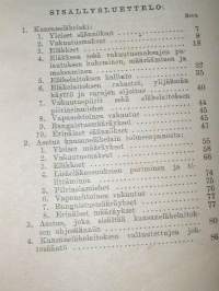 kansaneläkelaki, täytäntöönpanomääräyksineen.1949 . VAKITA.N tarjous helposti paketti koko  s ja m  19x36no 35kg 5e